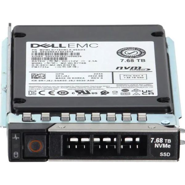 Dell 7.68TB SSD SFF NVMe PCI-e (R1J8J-RFB)
