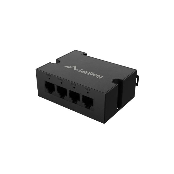 Lanberg DIN-FE4-AT-30W PoE Extender 100MB (DIN-FE4-AT-30W)