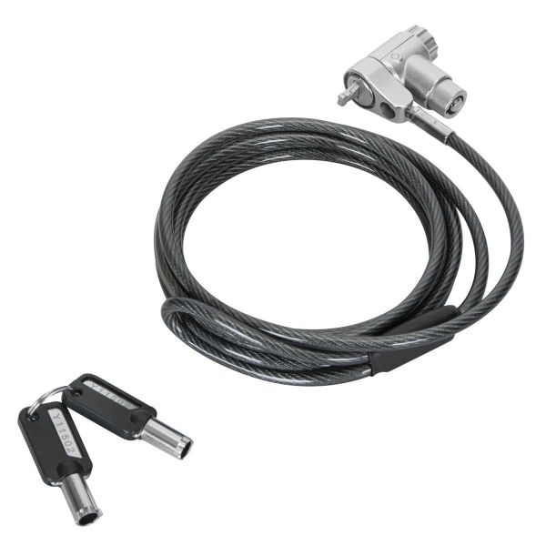 Targus ASP95MKGLX-25 kabelslot Zilver 2 m (ASP95MKGLX-25)