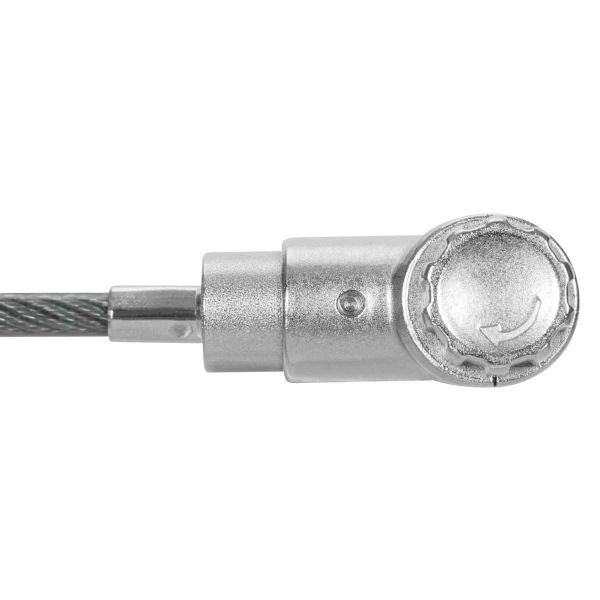 Targus ASP95MKGLX-25 kabelslot Zilver 2 m (ASP95MKGLX-25)