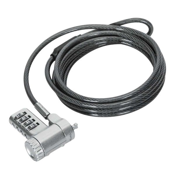 Targus ASP96RGL kabelslot Zilver 2 m (ASP96RGL)
