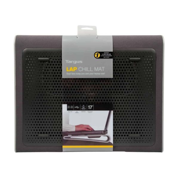 Targus AWE55GL notebook cooling pad 43,2 cm (17") 1900 RPM Zwart, Grijs (AWE55GL)