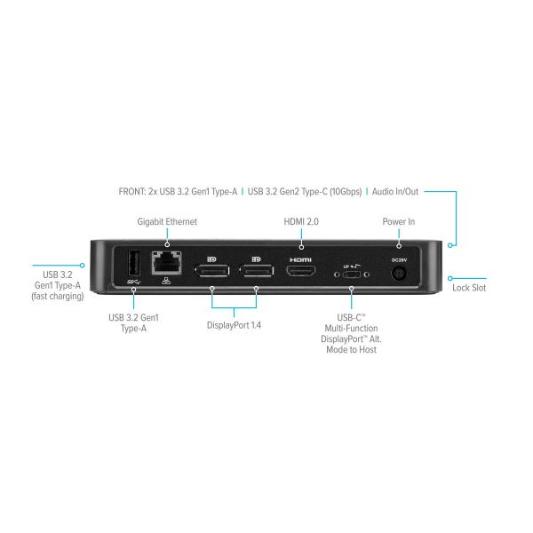 Targus DOCK430EUZ laptop dock & poortreplicator Bedraad Zwart (DOCK430EUZ) Targus DOCK430EUZ laptop dock & poortreplicator Bedraad Zwart (DOCK430EUZ)