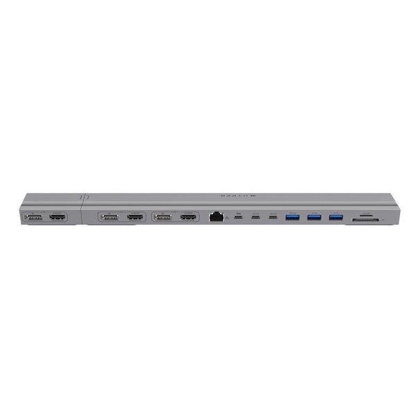 Targus HyperDrive 4K 2 x USB 3.2 Gen 2 (3.1 Gen 2) Type-C Zilver (HD156-GL)