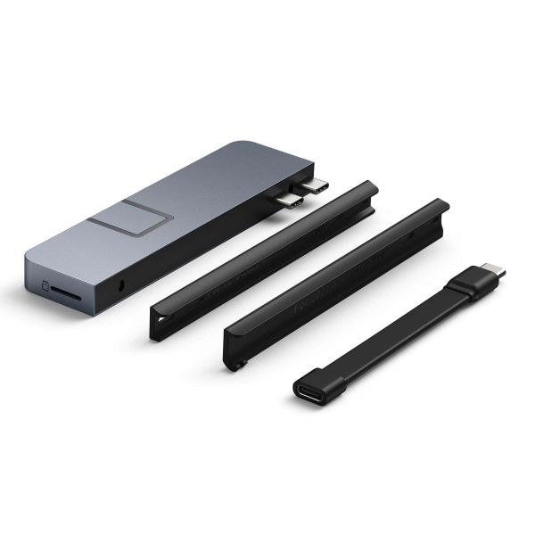 HYPER HD575-GRY-GL interface hub USB 3.2 Gen 1 (3.1 Gen 1) Type-C 5000 Mbit/s Grijs (HD575-GRY-GL)