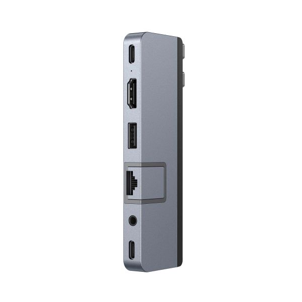 HYPER HD575-GRY-GL interface hub USB 3.2 Gen 1 (3.1 Gen 1) Type-C 5000 Mbit/s Grijs (HD575-GRY-GL)