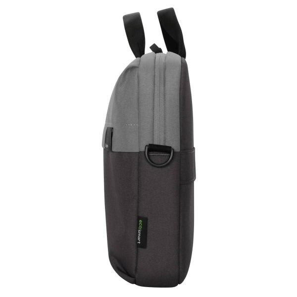 Targus Sagano notebooktas 35,6 cm (14") Slip case Zwart, Grijs (TBS574GL)
