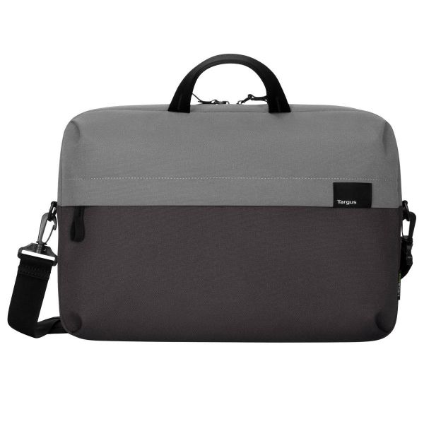 Targus Sagano notebooktas 35,6 cm (14") Slip case Zwart, Grijs (TBS574GL)