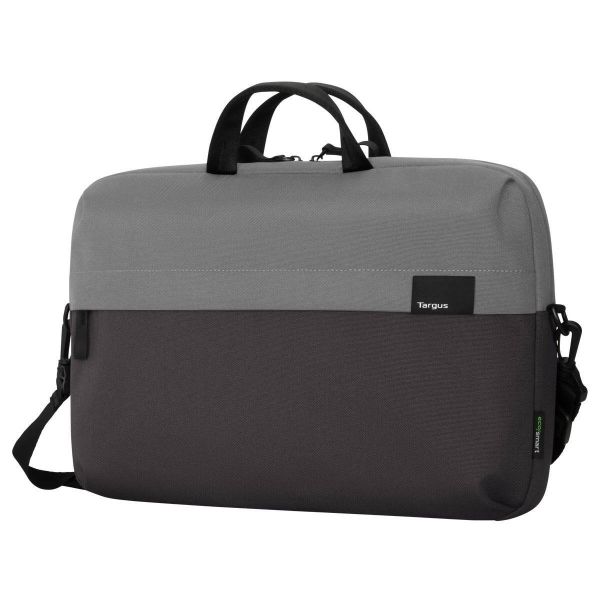 Targus Sagano notebooktas 35,6 cm (14") Slip case Zwart, Grijs (TBS574GL)