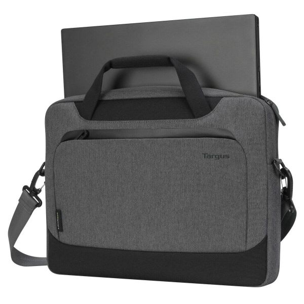 Targus Cypress EcoSmart notebooktas 35,6 cm (14") Aktetas Grijs (TBS92602GL)