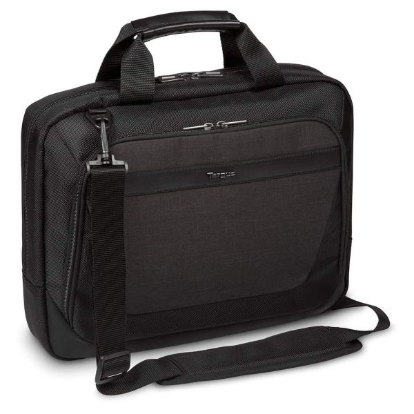 Targus TBT913EU notebooktas 35,6 cm (14") Aktetas Zwart, Grijs (TBT913EU)