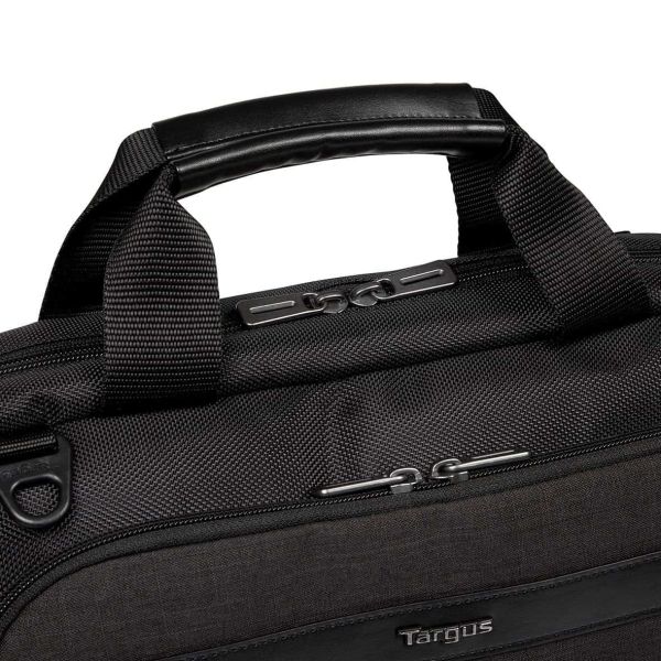 Targus TBT913EU notebooktas 35,6 cm (14") Aktetas Zwart, Grijs (TBT913EU)