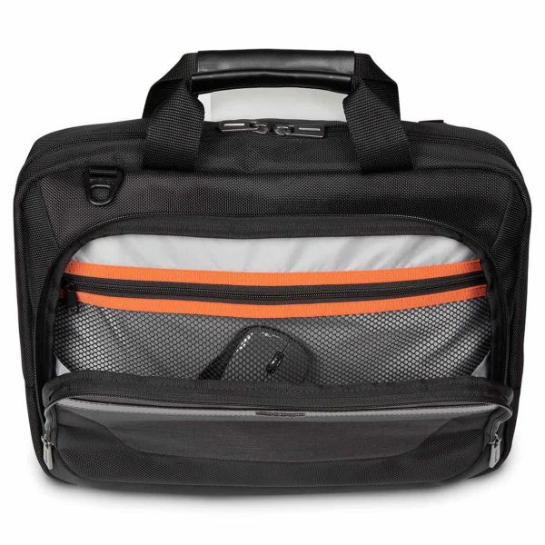 Targus TBT913EU notebooktas 35,6 cm (14") Aktetas Zwart, Grijs (TBT913EU)