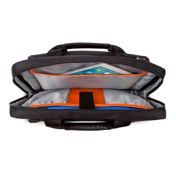 Targus TBT913EU notebooktas 35,6 cm (14") Aktetas Zwart, Grijs (TBT913EU)
