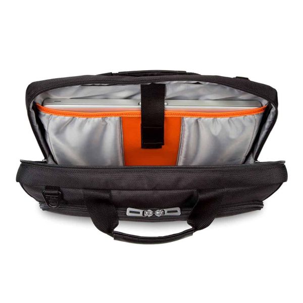 Targus CitySmart notebooktas 39,6 cm (15.6") Aktetas Zwart, Grijs (TBT914EU)