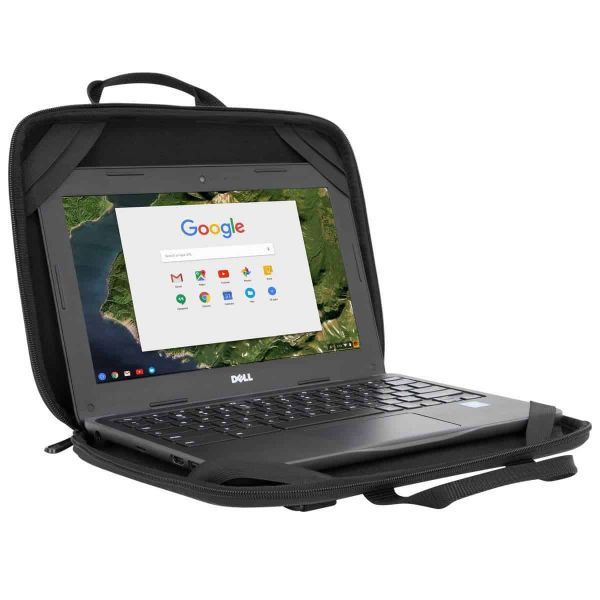 Targus TED006GL notebooktas 29,5 cm (11.6") Aktetas/klassieke tas Zwart, Grijs (TED006GL)