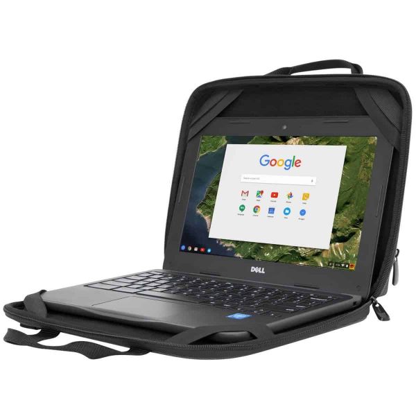 Targus TED006GL laptoptas 29,5 cm (11.6") Aktetas/klassieke tas Zwart, Grijs (TED006GL)
