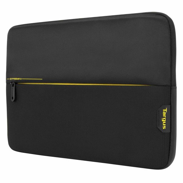 Targus CityGear 3 39,6 cm (15.6") Opbergmap/sleeve Zwart, Geel (TSS994GL)