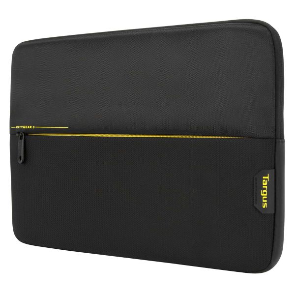 Targus CityGear 3 39,6 cm (15.6") Opbergmap/sleeve Zwart, Geel (TSS994GL)