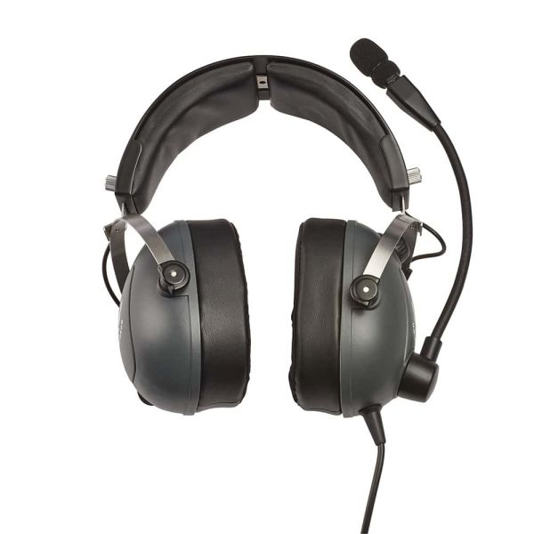 Thrustmaster T.Flight U.S. Air Force Hoofdtelefoons Bedraad Hoofdband Luchtvaart/Luchtverkeersleiding Zwart, Grijs (4060196)
