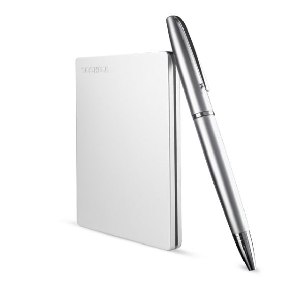 Toshiba Canvio Slim externe harde schijf 2000 GB Zilver (HDTD320ES3EA)