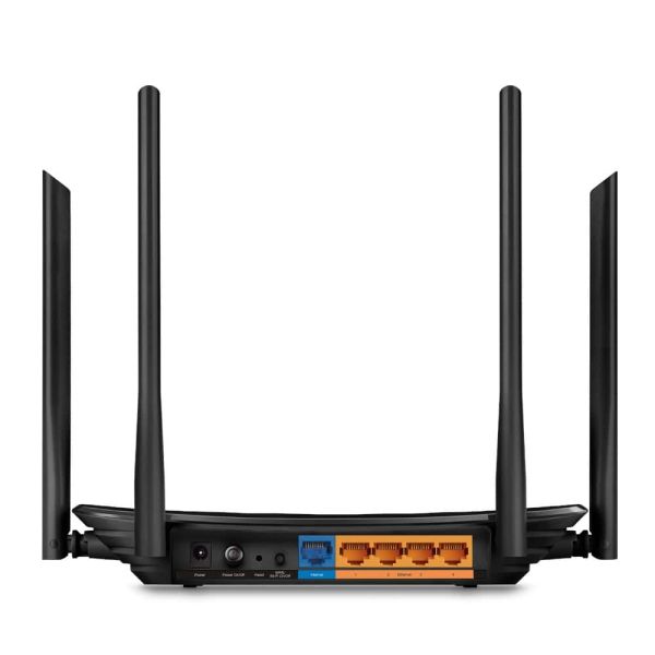 TP-Link Archer C6 draadloze router Gigabit Ethernet Dual-band (2.4 GHz / 5 GHz) Zwart (ARCHER C6)