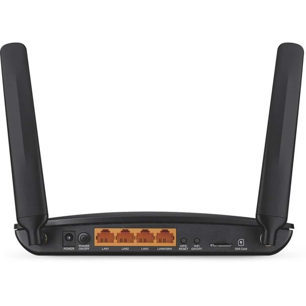 TP-Link Archer MR200 draadloze router Fast Ethernet Dual-band (2.4 GHz / 5 GHz) 4G Zwart (ARCHER MR200 V4)