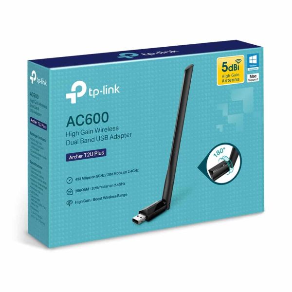 TP-Link Archer T2U Plus Intern WLAN 600 Mbit/s (ARCHER T2U PLUS)