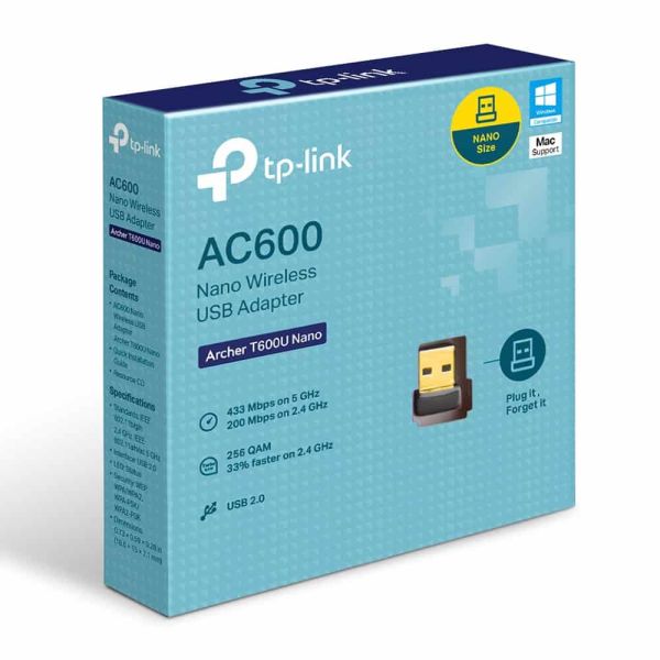 TP-Link AC600 WLAN 433 Mbit/s (ARCHER T600U NANO)