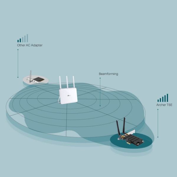 TP-Link Archer T6E Intern WLAN 867 Mbit/s (ARCHER T6E) TP-Link Archer T6E Intern WLAN 867 Mbit/s (ARCHER T6E)