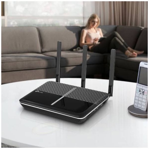 TP-Link Archer VR2100v draadloze router Gigabit Ethernet Dual-band (2.4 GHz / 5 GHz) 4G Zwart (ARCHER VR2100V(DE))