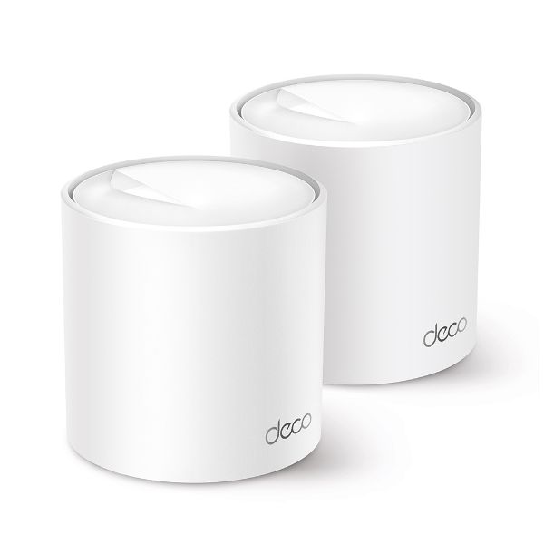 TP-Link Deco X50 (2-pack) Dual-band (2.4 GHz / 5 GHz) Wi-Fi 6 (802.11ax) Wit 3 Intern (DECO X50(2-PACK))