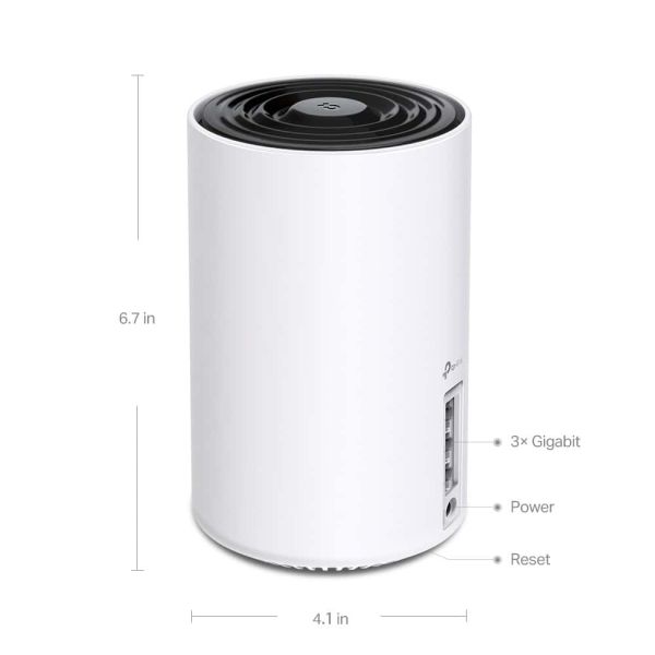 TP-Link Deco XE75(1-pack) Tri-band (2.4 GHz / 5 GHz / 5 GHz) Wi-Fi 6 (802.11ax) Wit 3 Intern (DECO XE75(1-PACK))