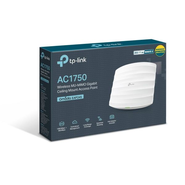 TP-Link Omada EAP245 1750 Mbit/s Wit Power over Ethernet (PoE) (EAP245 V3)