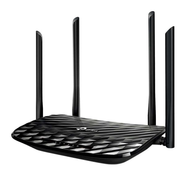 TP-Link AC1300 draadloze router Gigabit Ethernet Dual-band (2.4 GHz / 5 GHz) Zwart (EC225-G5)