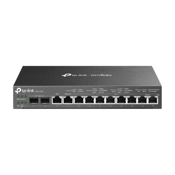 TP-Link ER7212PC bedrade router Gigabit Ethernet Zwart (ER7212PC)