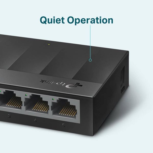TP-Link LS1005G Unmanaged Gigabit Ethernet (10/100/1000) Zwart (LS1005G)