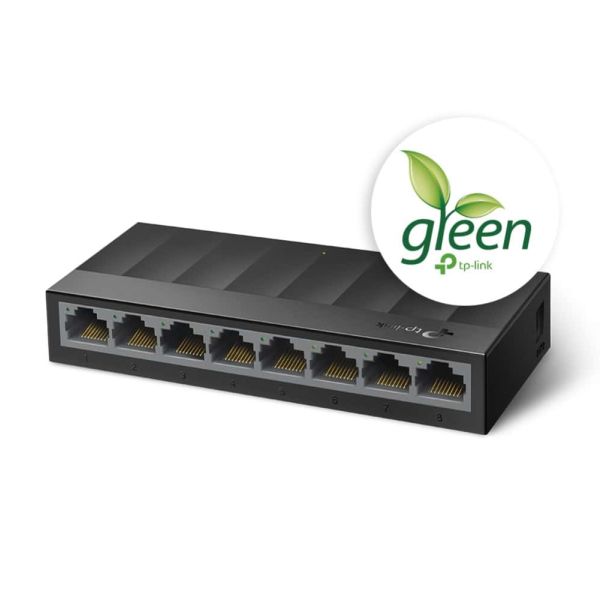 TP-Link LS1008G Unmanaged Gigabit Ethernet (10/100/1000) Zwart (LS1008G)