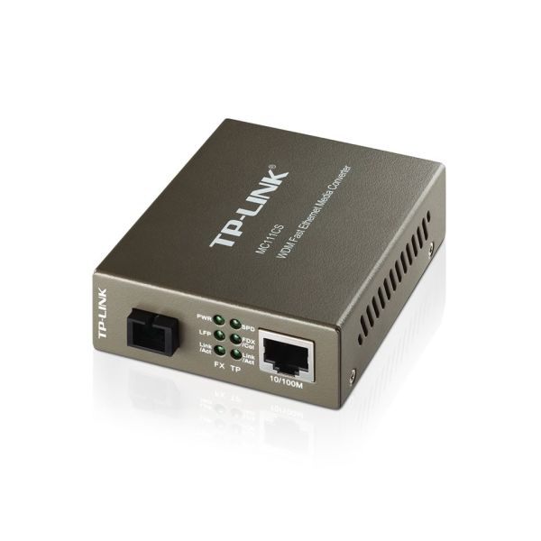 TP-Link MC111CS netwerk media converter 1000 Mbit/s 1550 nm Single-mode Zwart (MC111CS)