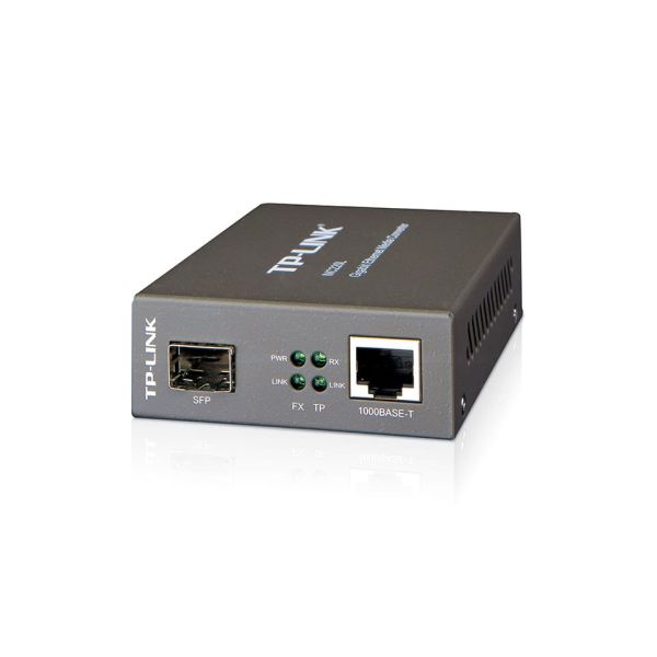 TP-Link MC220L netwerk media converter 1000 Mbit/s Multimode, Single-mode Zwart (MC220L)