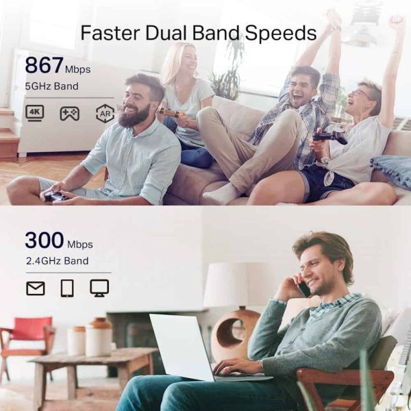 TP-Link RE330 netwerkextender Netwerkrepeater Wit 10, 100 Mbit/s (RE330)