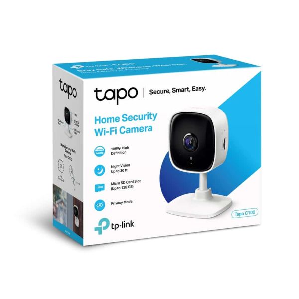 TP-Link Tapo C100 kubus IP-beveiligingscamera Binnen 1920 x 1080 Pixels (TAPO C100)