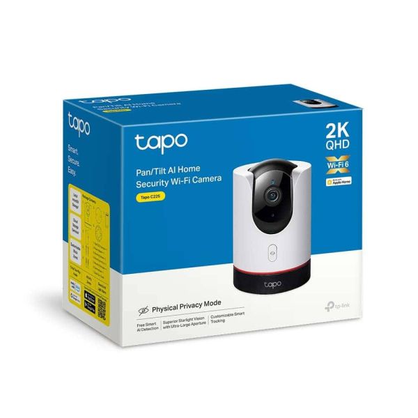 TP-Link Tapo C225 Tower IP-beveiligingscamera Binnen 2560 x 1440 Pixels Bureau (TAPO C225) TP-Link Tapo C225 Tower IP-beveiligingscamera Binnen 2560 x 1440 Pixels Bureau (TAPO C225)