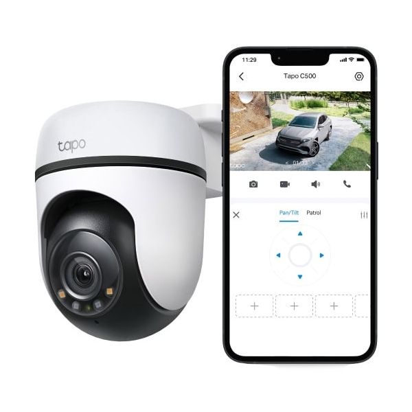 TP-Link Tapo C500 Dome IP-beveiligingscamera Buiten 1920 x 1080 Pixels Plafond/muur/paal (TAPO C500) TP-Link Tapo C500 Dome IP-beveiligingscamera Buiten 1920 x 1080 Pixels Plafond/muur/paal (TAPO C500)