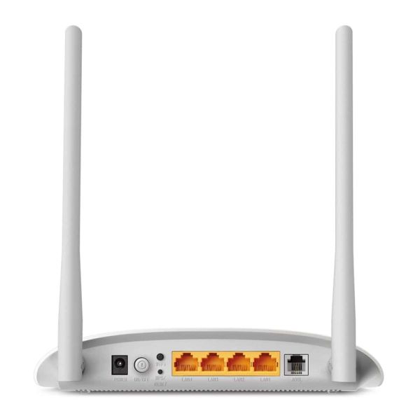 TP-Link TD-W8961N draadloze router Fast Ethernet Single-band (2.4 GHz) 4G Grijs, Wit (TD-W8961N)
