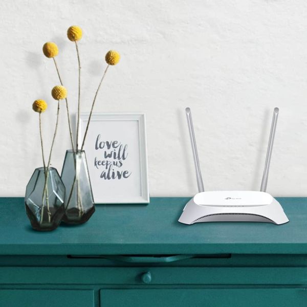 TP-Link TL-MR3420 draadloze router Fast Ethernet Single-band (2.4 GHz) Zwart, Wit (TL-MR3420)