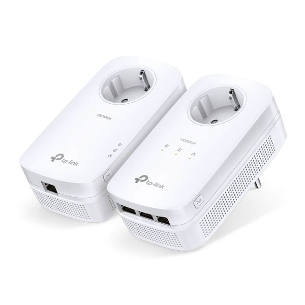 TP-Link TL-PA8033P KIT PowerLine-netwerkadapter 1300 Mbit/s Ethernet LAN Wit 2 stuk(s) (TL-PA8033P KIT)
