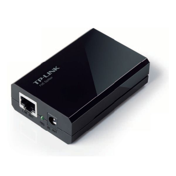 TP-Link TL-POE10R v4 network splitter Zwart Power over Ethernet (PoE) (TL-POE10R)