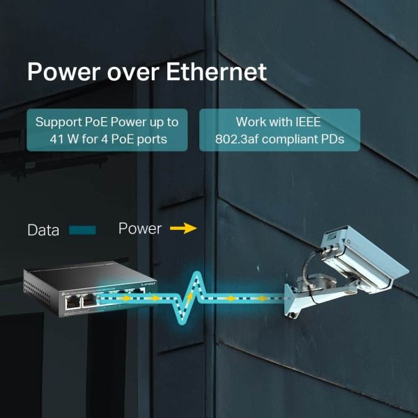 TP-Link TL-SF1005LP netwerk-switch Unmanaged Fast Ethernet (10/100) Power over Ethernet (PoE) Zwart (TL-SF1005LP)