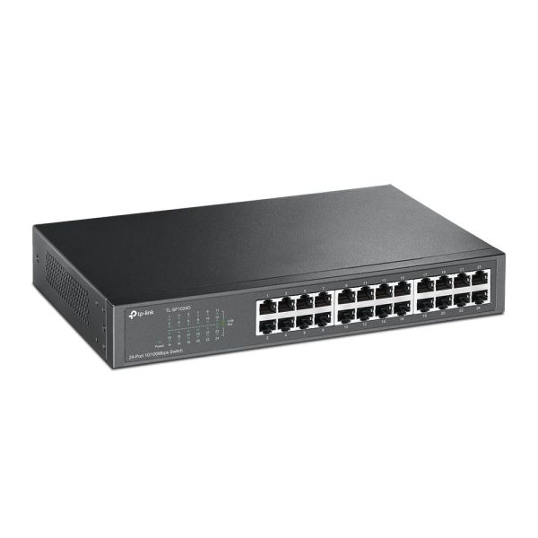 TP-Link TL-SF1024D netwerk-switch Unmanaged Fast Ethernet (10/100) Grijs (TL-SF1024D)